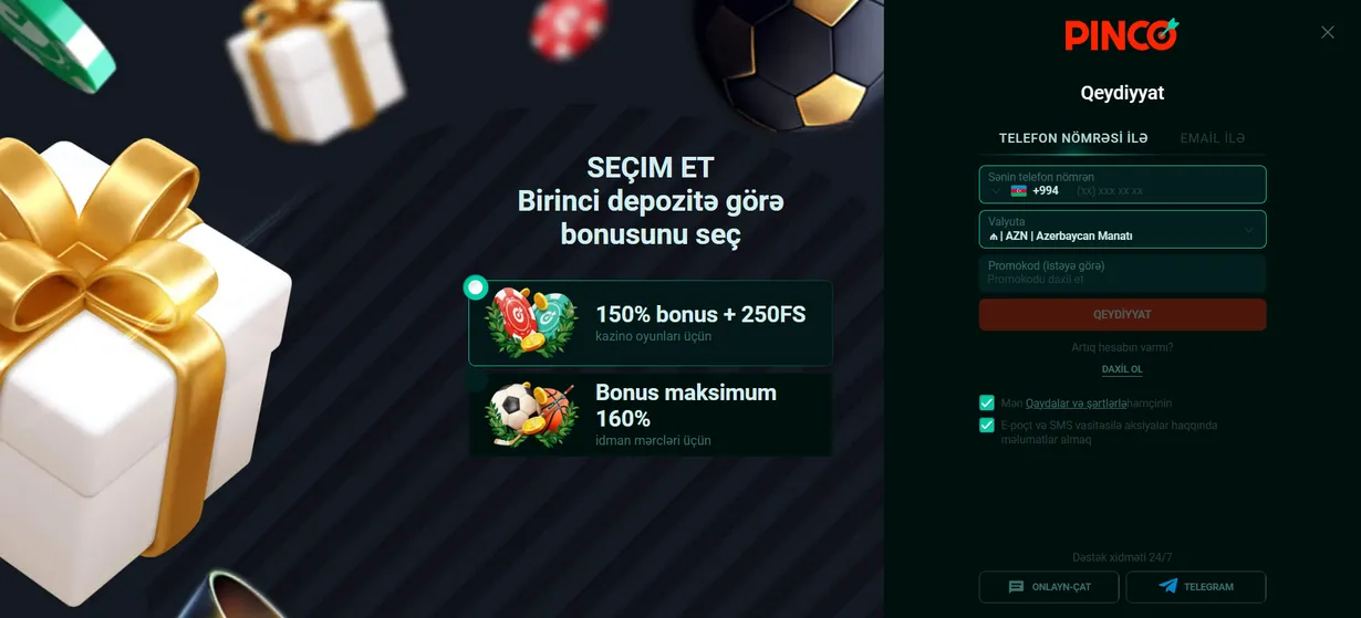 pinco casino online